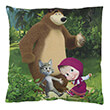 diakosmitiko maxilari das home 5510 masha and the bear prasino 40x40cm photo