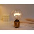 lampa i total xl2883 bulb shaped love 12cm photo
