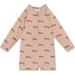   SWIM ESSENTIALS  UV  BROWN LEOPARD ANIMAL 6-12 