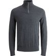 poylober jack jones jjeemil half zip 12268772 skoyro gkri melanze 164cm 14 eton photo