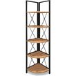 bibliothiki goniaki kelsie megapap xroma mayro pine oak 33 x 33 x 162 cm photo