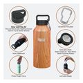 thermos mpoykali healthy human stein bottle natural wood 621ml extra photo 1