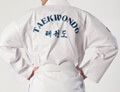 stoli taekwondo uniform olympus club ribbed white collar leyki 120 cm extra photo 2