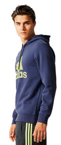 foyter adidas performance essentials logo hoodie gkri extra photo 3