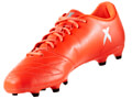 papoytsi adidas performance x 163 fg leather kokkino extra photo 2