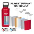 thermos healthy human stein bottle red hot 620ml extra photo 1