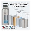 thermos healthy human stein bottle brushed steel 946ml extra photo 1