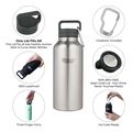 thermos healthy human stein bottle brushed steel 946ml extra photo 2