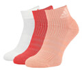 kaltses adidas performance 3 stripes ankle 3p kokkines roz leykes extra photo 1