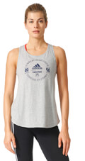 fanelaki adidas performance logo tank top gkri extra photo 2