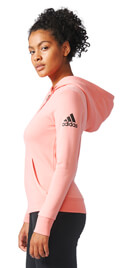 zaketa adidas performance essentials solid fz hoodie roz extra photo 3