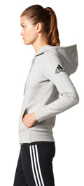 zaketa adidas performance essentials solid fz hoodie gkri extra photo 3