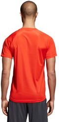 mployza adidas performance d2m logo tee kokkini xxl extra photo 3