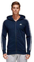 zaketa adidas performance essentials 3 stripes fz hoodie mple skoyro s extra photo 2