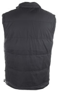 gileko russell padded gilet with concealed hood mayro extra photo 1