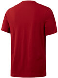 mployza reebok sport logo tee kokkini extra photo 1