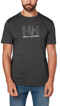 mployza helly hansen hh logo t shirt anthraki extra photo 2