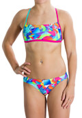 magio speedo flipturns two piece crossback roz prasino 28 extra photo 1