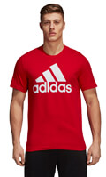 mployza adidas performance essentials linear tee kokkini extra photo 2