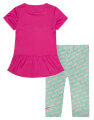 set mployza kolan nike tunic capri set foyxia prasino extra photo 1