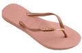 sagionara havaianas slim logo metallic roz xrysafi extra photo 1