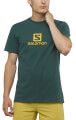 mployza salomon coton logo tee prasini xl extra photo 2