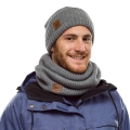 skoyfos buff knitted hat rutger melange grey gkri extra photo 1