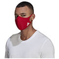 yfasmatines maskes adidas performance face covers 3 pack kokkines m l extra photo 1