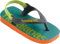 sandali havaianas baby logomania prasino extra photo 1