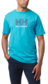 mployza helly hansen hh logo t shirt siel extra photo 2