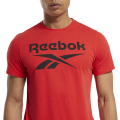 mployza reebok sport graphic series reebok stacked tee kokkini extra photo 4