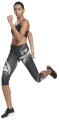 kolan reebok sport myt printed capri tights mayro extra photo 5