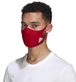 yfasmatines maskes adidas performance face cover 3 pack leyko kokkino mayro s extra photo 1