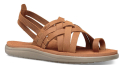 sandali teva voya strappy leather kafe extra photo 3