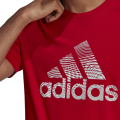mployza adidas performance extrusion motion puff print logo graphic tee kokkini extra photo 4