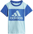 set adidas performance essentials tee and shorts set siel mple roya extra photo 1