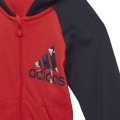 setaki adidas performance badge of sport full zip hoodie jogger set kokkino mple skoyro extra photo 5