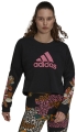 mployza adidas performance adidas x farm rio print loose cropped fleece logo sweatshirt mayri s extra photo 2