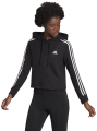 foyter adidas performance 3 stripes cropped hoodie mayro extra photo 2