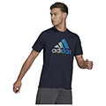 mployza adidas performance aeroready d2m logo tee mple skoyro extra photo 2