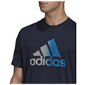 mployza adidas performance aeroready d2m logo tee mple skoyro extra photo 4