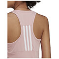 fanelaki adidas performance primeblue d2m 3 stripes sport tank top roz extra photo 5