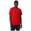 mployza helly hansen skog recycled graphic t shirt kokkini extra photo 2