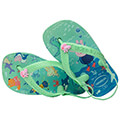 sandali havaianas baby peppa pig prasino extra photo 3