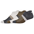 kaltses asics color block ankle 3ppk gkri xaki extra photo 1