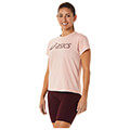 mployza asics logo iii tee roz extra photo 2