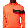 mployza new balance accelerate half zip portokali extra photo 3