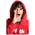 zaketa bodytalk hooded zip sweater kokkini 6 eton extra photo 3