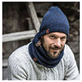 skoyfos buff knitted full fleece hat lyne denim mple extra photo 2