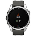 rolo garmin fenix 7s silver with graphite extra photo 3